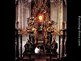 Gian Lorenzo Bernini The Chair of Saint Peter painting